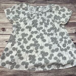 Comptoir Des Cotonniers Women's 38 US 6 Top Blouse Short Sleeve Top. 422